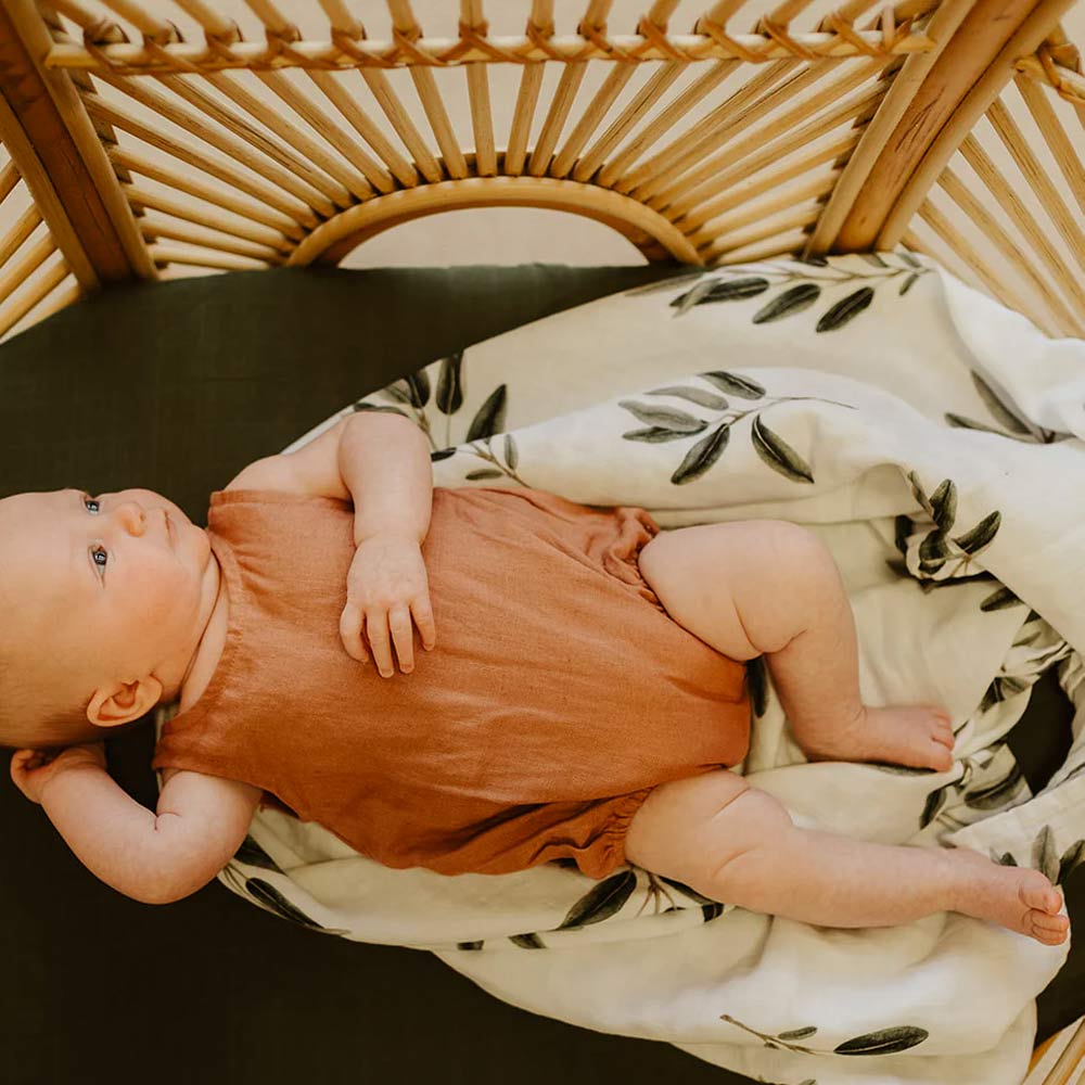 Snug as a Bub & Co. Organic Swaddle - Wild Sage