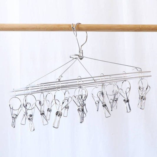 Stainless Steel Sock Hanger 316S Grade with 17 Pegs