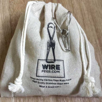 Stainless Steel Wire Pegs Pack Medium Grade 304 (select pack size)