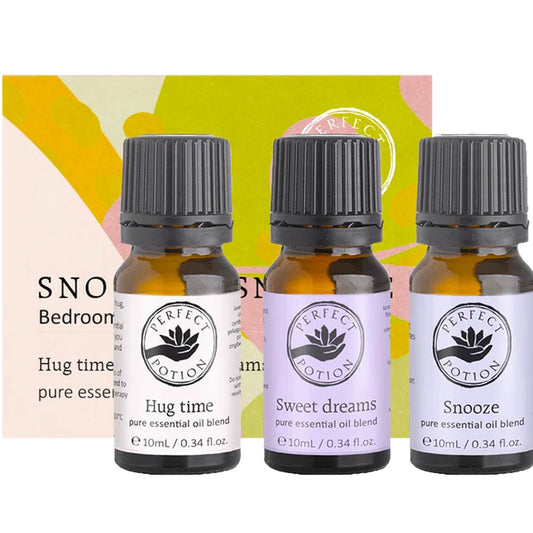 Perfect Potion Essential Oil Blends Bedroom TRIO Sleep, Snooze & Snuggle